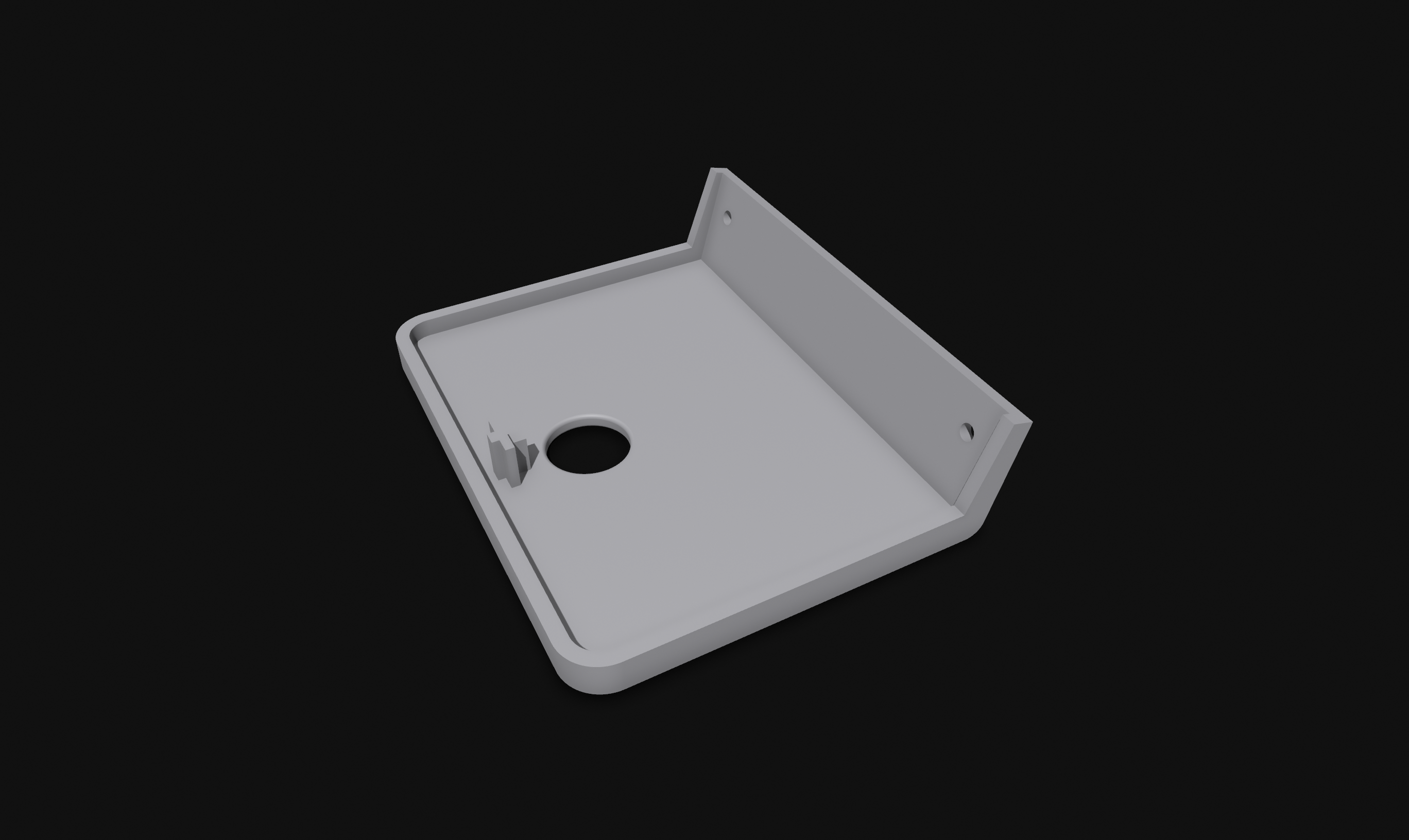 Center Console Storage Flap